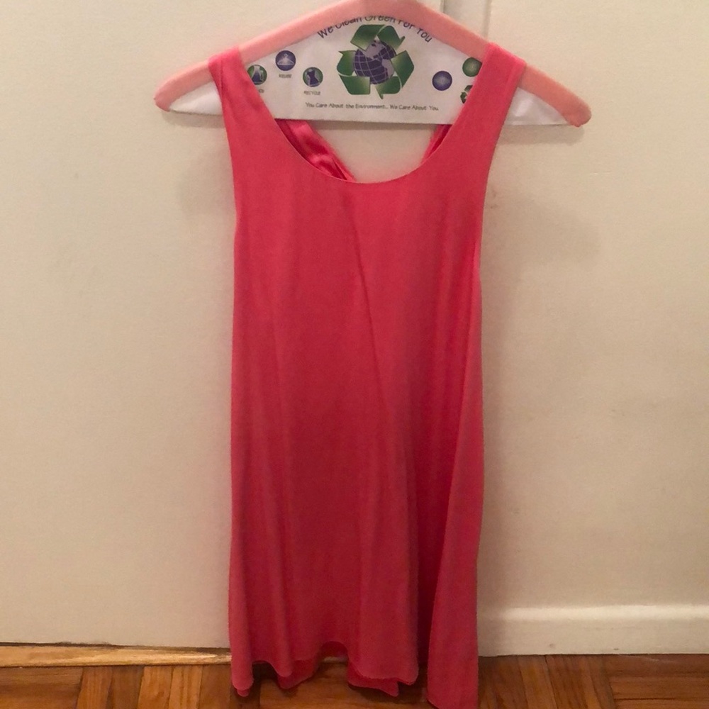Alice and Olivia hot pink mini dress